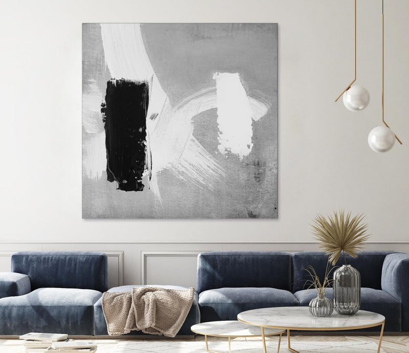 \"City Scene Ii\" Giant Art 72x72 Wall Art