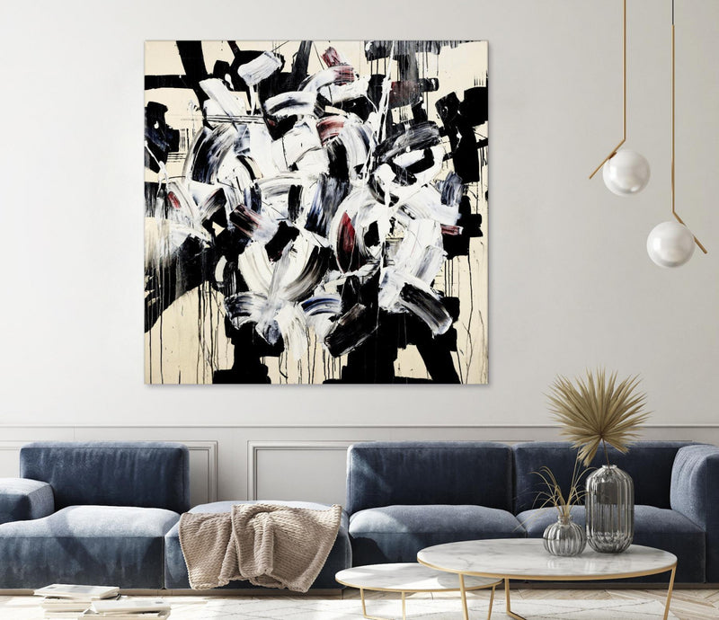 \"Racing Thoughts\" Giant Art 72x72 Wall Art