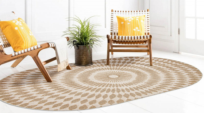 Blaine Taupe Area Rug - 5'0\" x 8'0\"