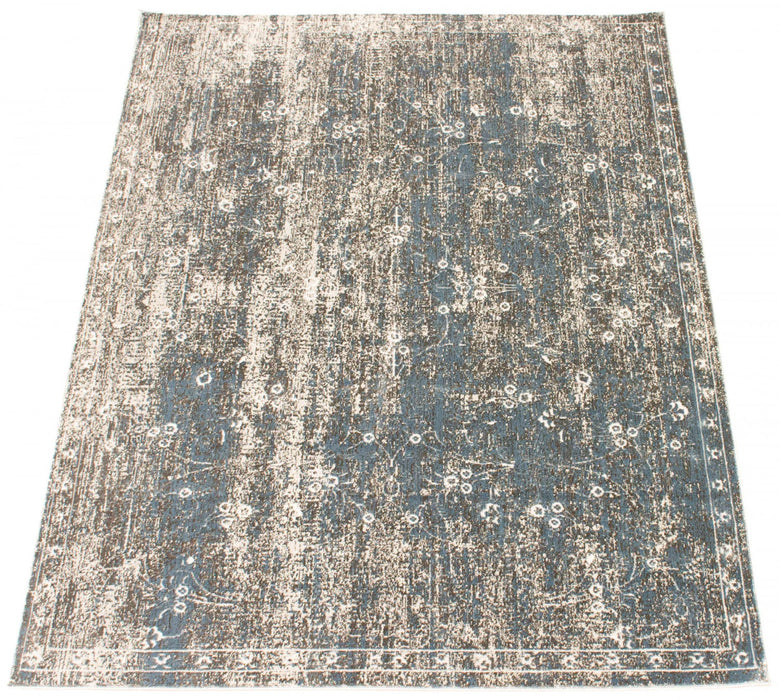 Dayna Blue, Grey Rug 8'0\" X 10'0\" Area Rug