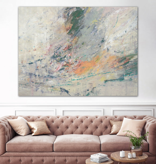 \"A Fabulous Finish Iv\" Giant Art 72x54 Wall Art