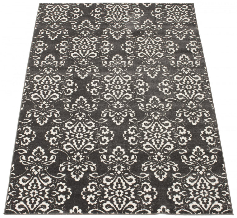 Caledonia Grey 5'3\" x 7'7\" Area Rug