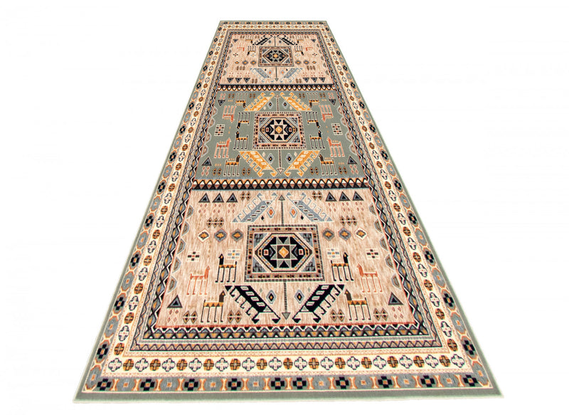 Quincy Teal Area Rug - 2'8\" x 10'0\"