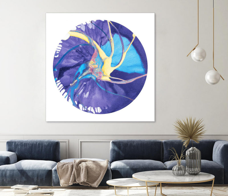 \"Spin Art 26\" Giant Art 54x54 Wall Art