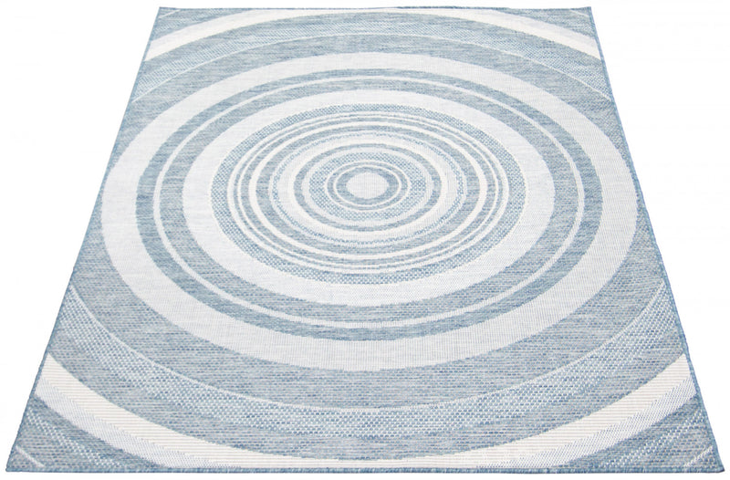 Neisha Modern Blue Rug 5'3\" X 7'3\" Area Rug
