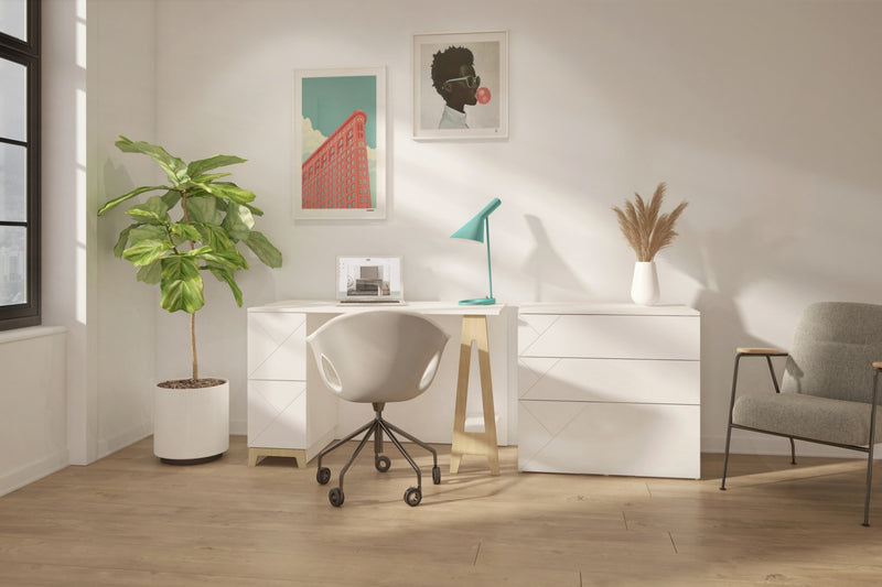 Nordika Atypik Filing Cabinet - White