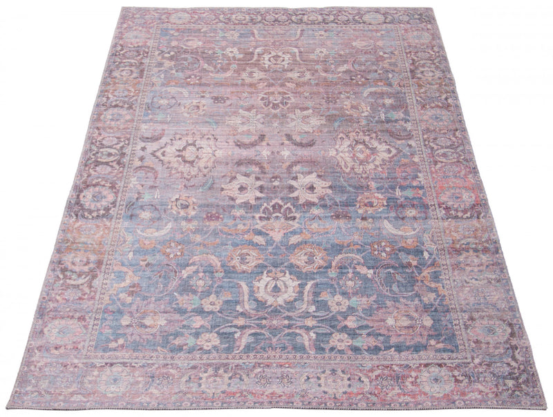 Boann Grey/blue Rug 5'3\" X 8'0\" Area Rug