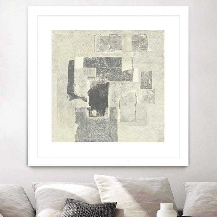 \"Camera Obscura\" Matted and Framed White 30x30 Wall Art