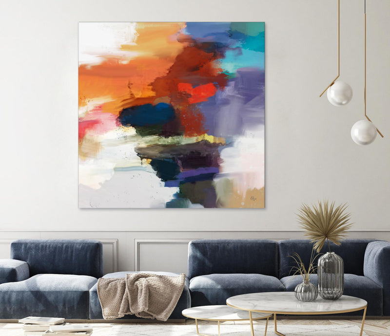\"Interplay\" Giant Art 72x72 Wall Art