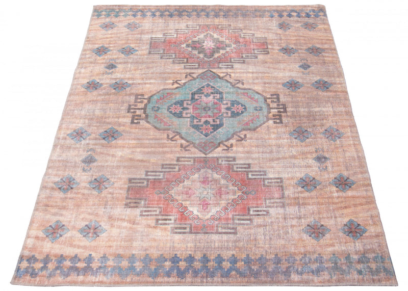 Kashkuli Light Orange Rug 5'3\" X 8'0\" Area Rug