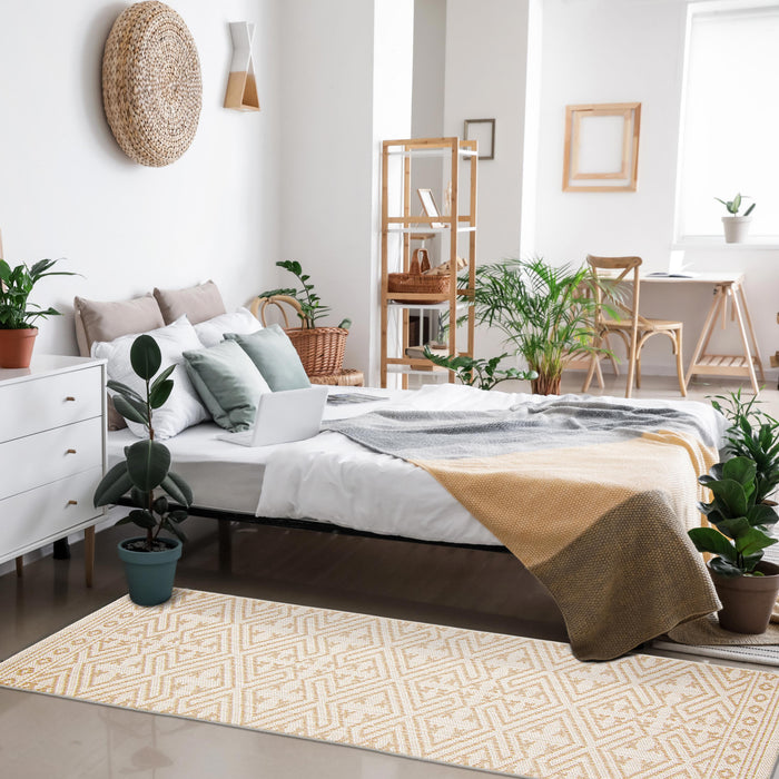 Penney Taupe Area Rug - 2'6\" x 8'0\"