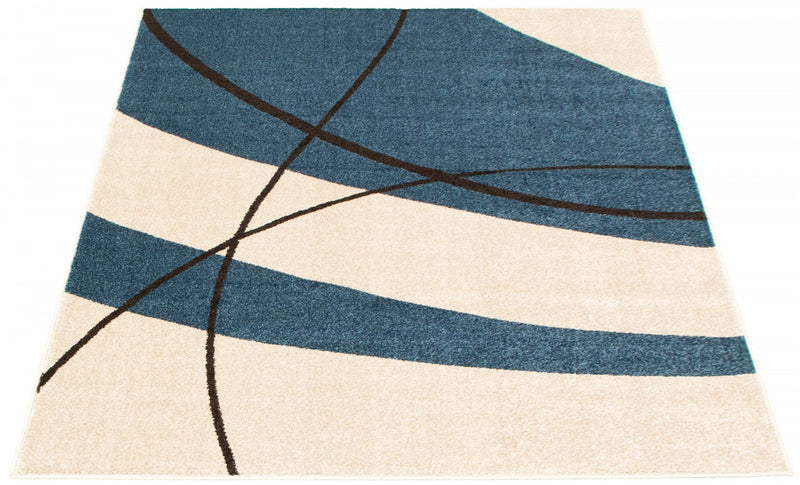 Carson Blue Area Rug - 3'11\" x 5'7\"