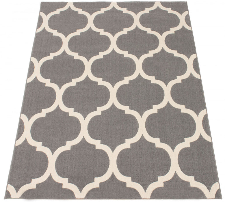Aliya Grey 5'3\" x 7'7\" Area Rug