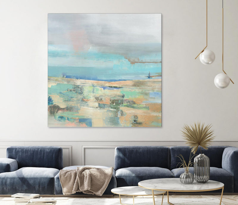 \"Low Tide I\" Giant Art 54x54 Wall Art
