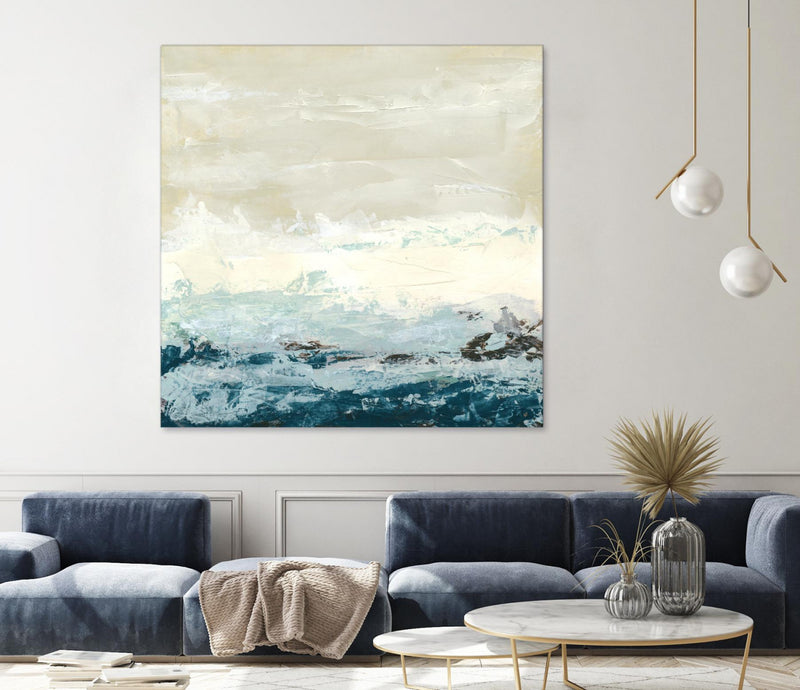 \"Coastal Currents I\" Giant Art 72x72 Wall Art