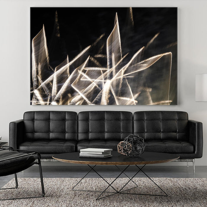 \"Chiffon Light Sculpture\" Giant Art 84x54 Wall Art