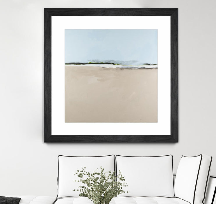 \"Simply Stated\" Matted and Framed Black 30x30 Wall Art