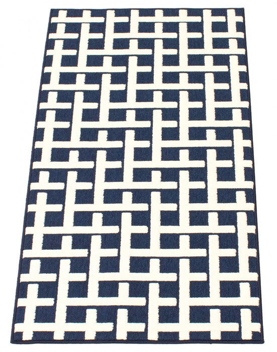 Brangane Blue 2'8\" x 4'11\" Area Rug