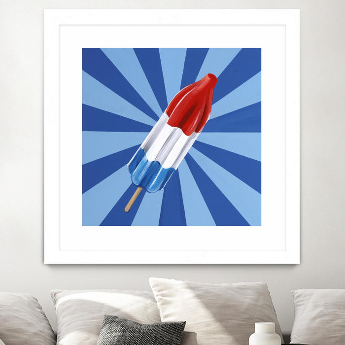 \"Daily Cravings Vi\" Matted and Framed White 30x30 Wall Art