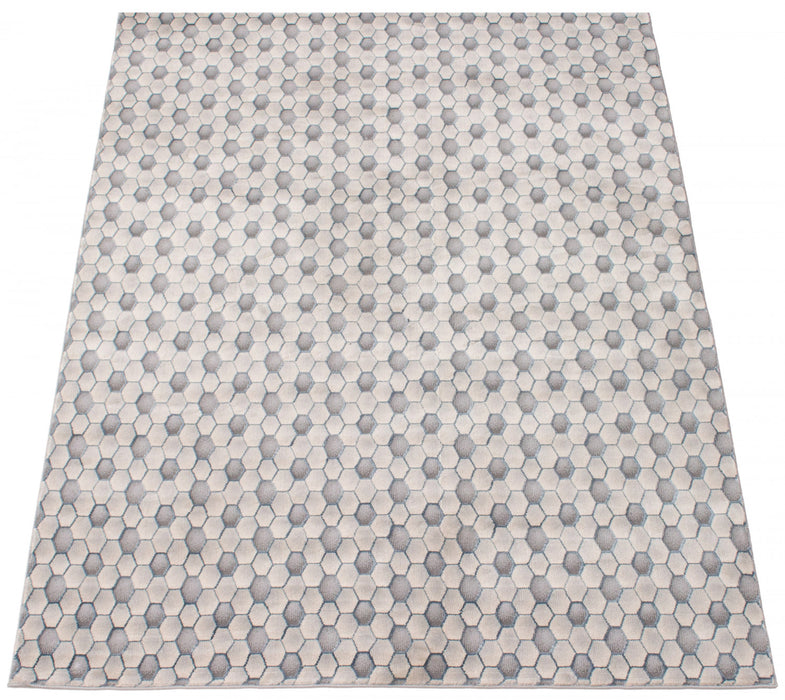 Ranger Grey/blue Rug 6'7\" X 9'6\" Area Rug
