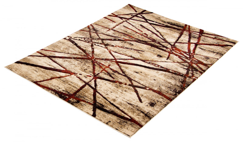 Cherokee Gold Area Rug - 3'11\" X 5'7\" 