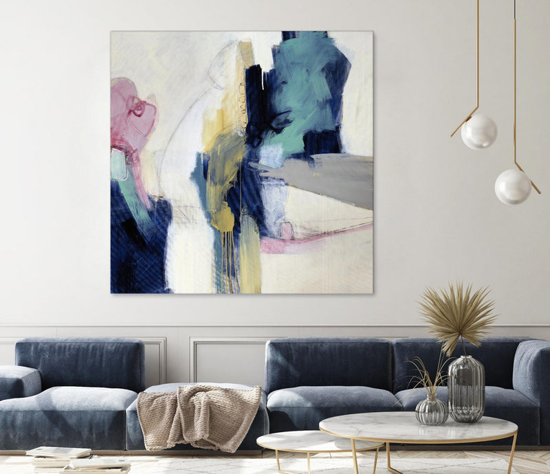 \"Acrobatic Swimmer\" Giant Art 72x72 Wall Art
