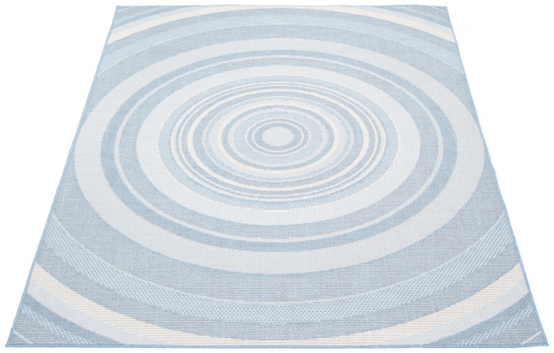 Neisha Modern Light Blue Rug 5'3\" X 7'3\" Area Rug