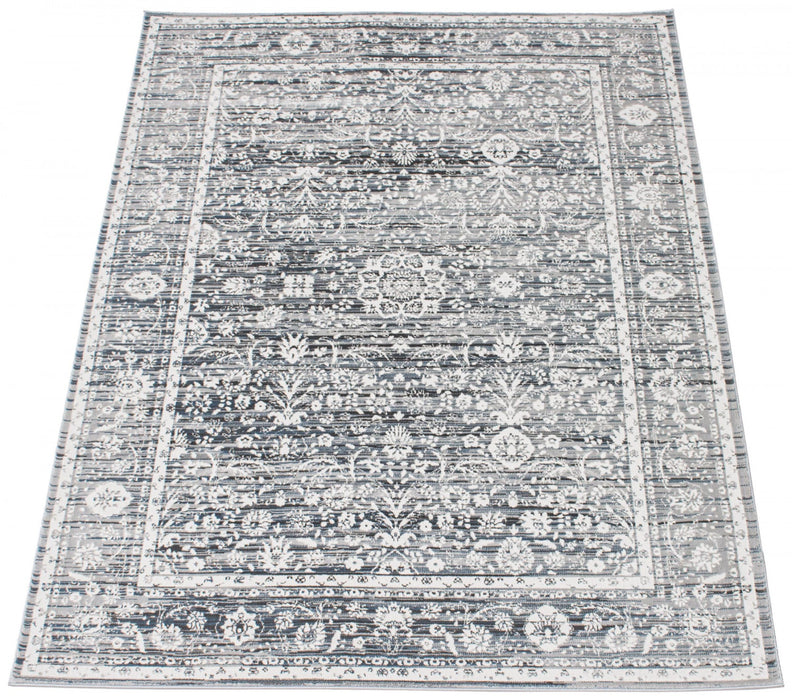 Shaleigh Cream, Grey Rug 6'7\" X 9'6\" Area Rug