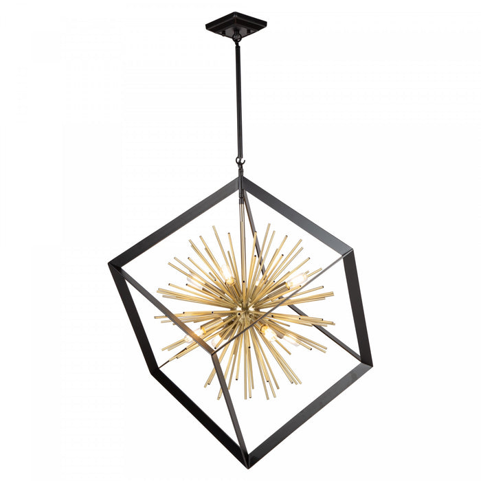 Sunburst  8-Light Chandelier