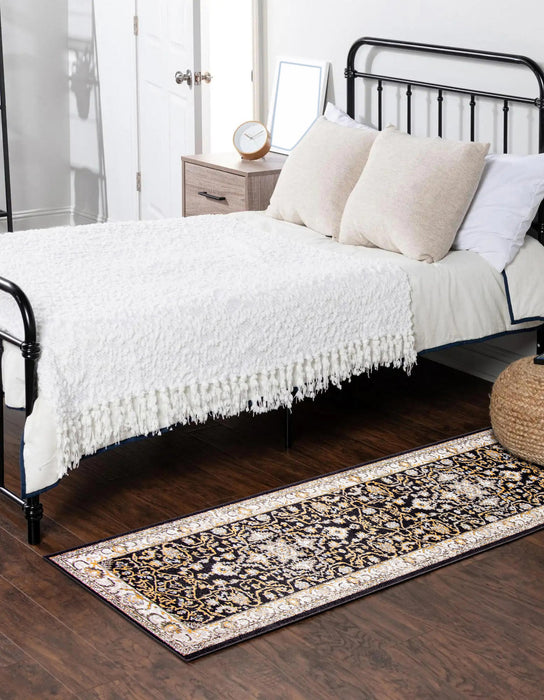 Legacy Black Machine Washable Area Rug - 2'6\" x 8'0\"