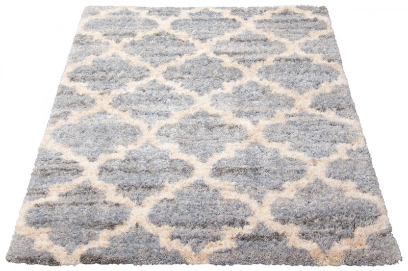 Dimity Grey/Light Blue Area Rug - 5'3\" x 7'3\"