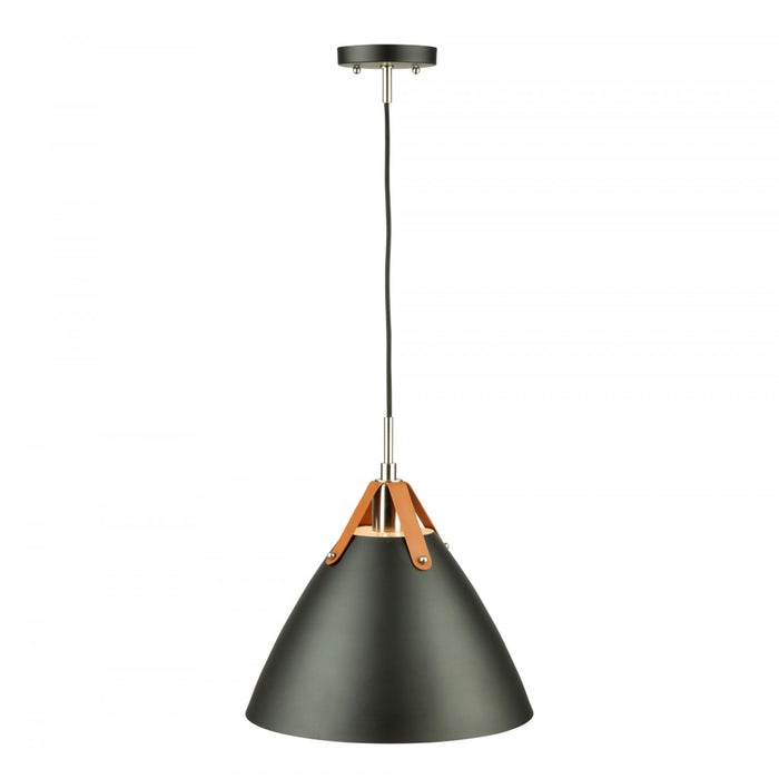 Tote 1-Light Black Pendant I