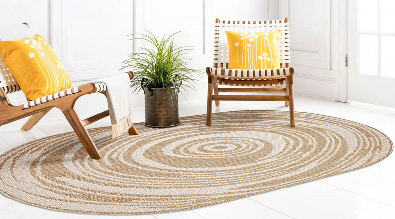 Ping Taupe Area Rug - 5'0\" x 8'0\"