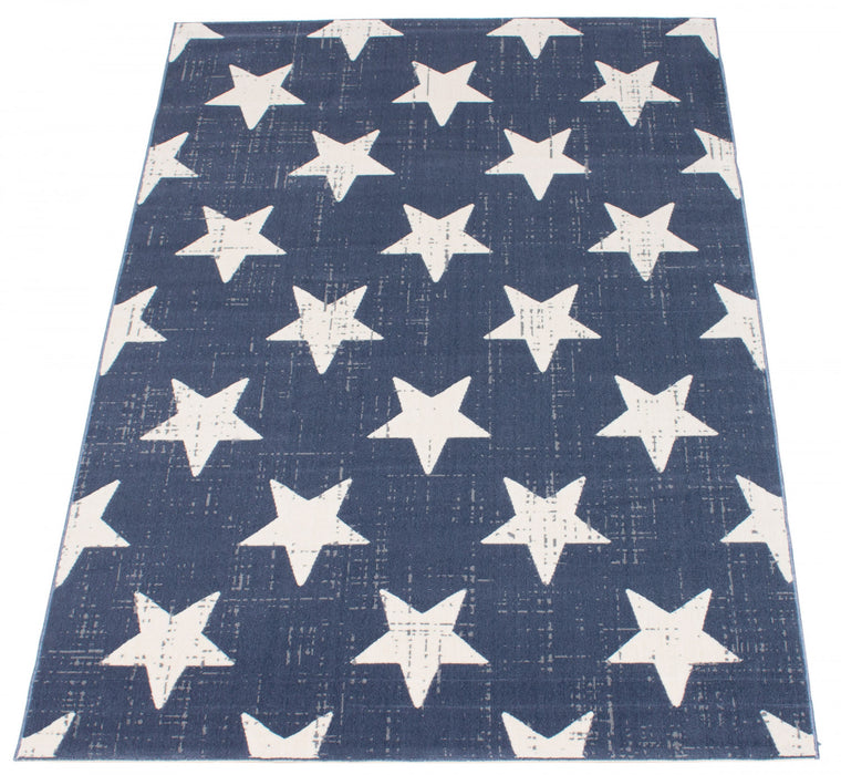 Ira Navy 5'3\" x 7'7\" Area Rug