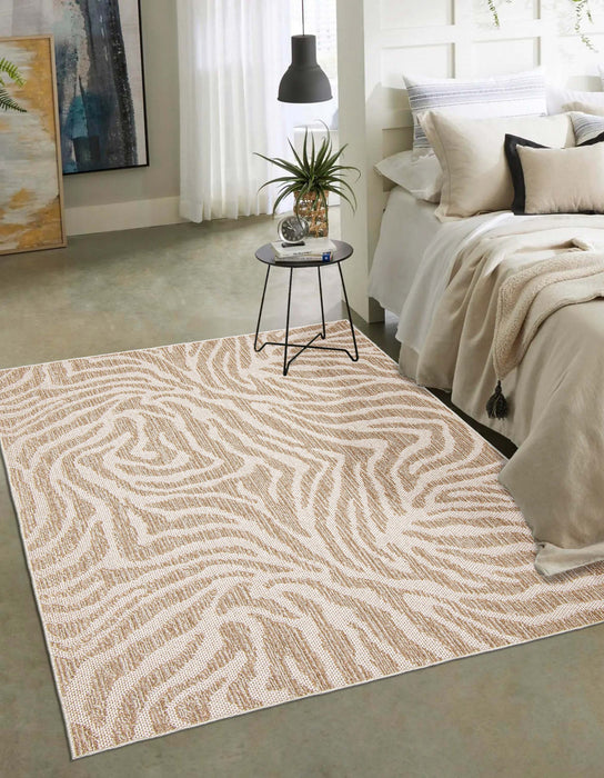 Samia Taupe Area Rug - 4'0\" x 6'0\"