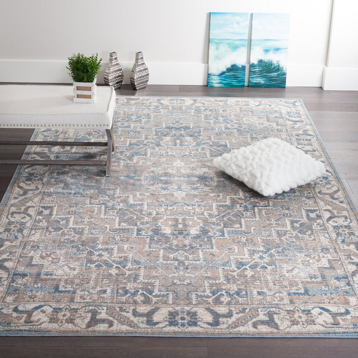 Shi Vin Diamond Blue 3x5 Area Rug