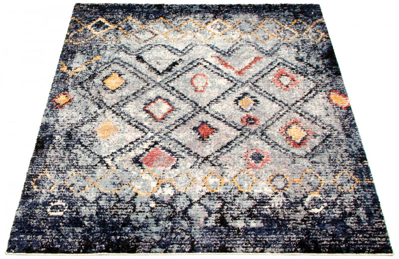 Makondo Classic Blue Area Rug - 5'3\" x 7'3\"