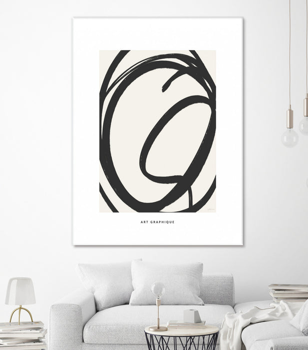 \"Circle I\" Giant Art 72x54 Wall Art