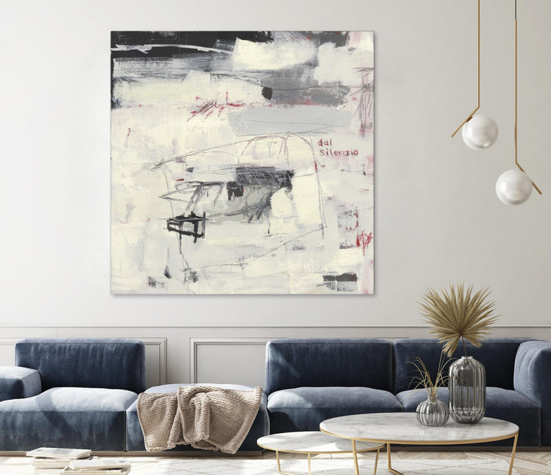 \"Structures From Silence\" Giant Art 54x54 Wall Art