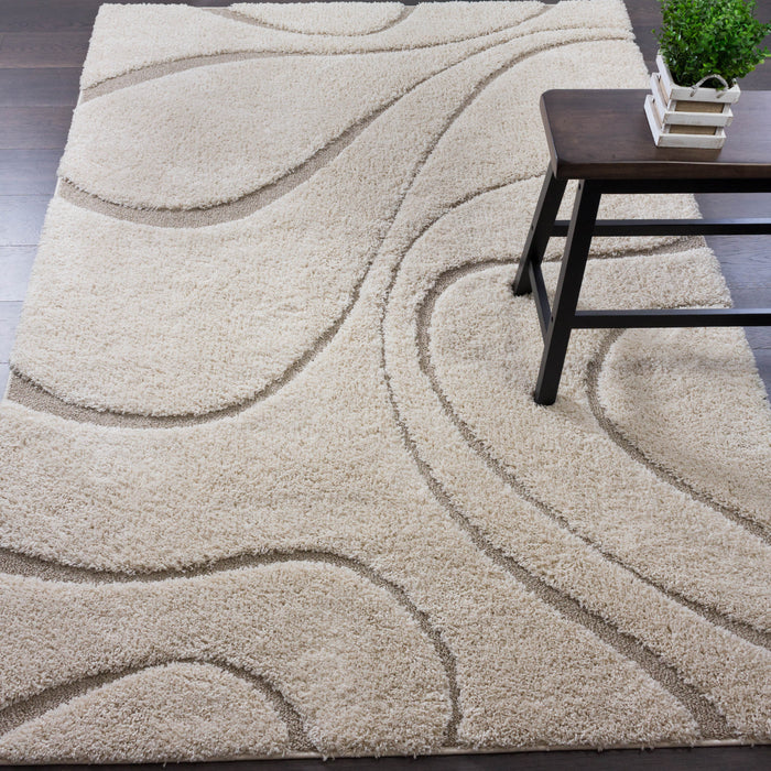 Oak Cream 3x5 Area Rug