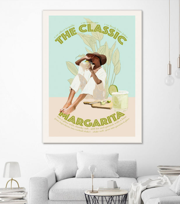 \"The Classic Margarita \" Giant Art 72x54 Wall Art