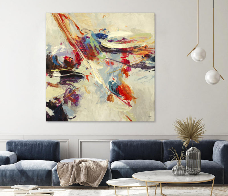 \"Positive Energy I\" Giant Art 72x72 Wall Art