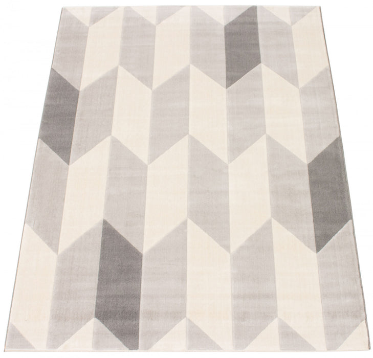 Zima Grey 5'3\" x 7'7\" Area Rug