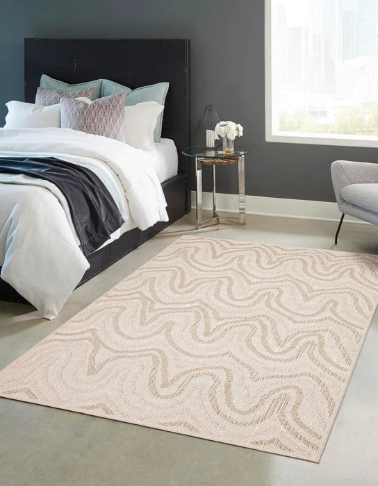 Elissa Beige Area Rug - 5'0\" x 7'0\"