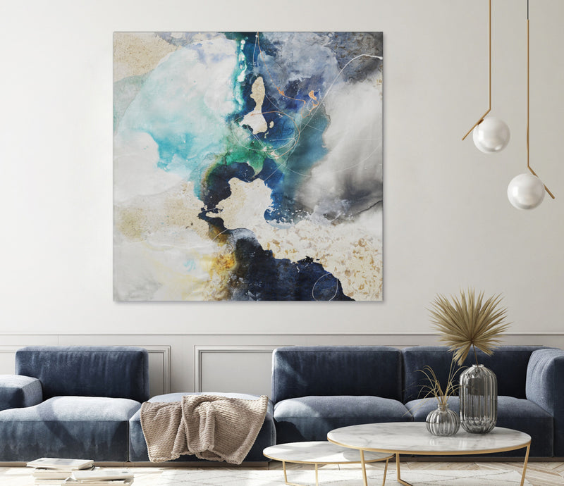 \"Kinky Flow\" Giant Art 72x72 Wall Art