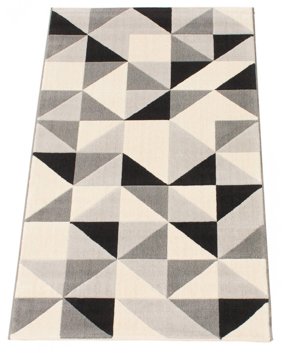 Nuria Black 2'8\" x 4'11\" Area Rug