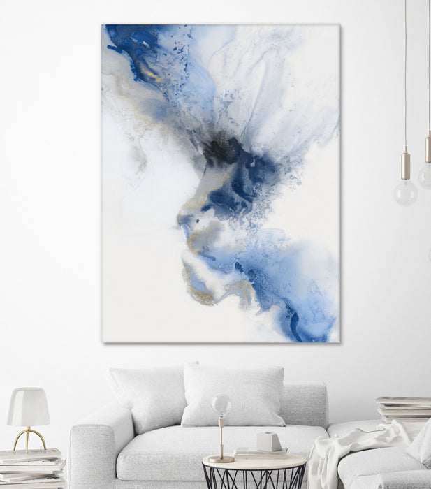 \"Watercolour Blue I\" Giant Art 72x54 Wall Art