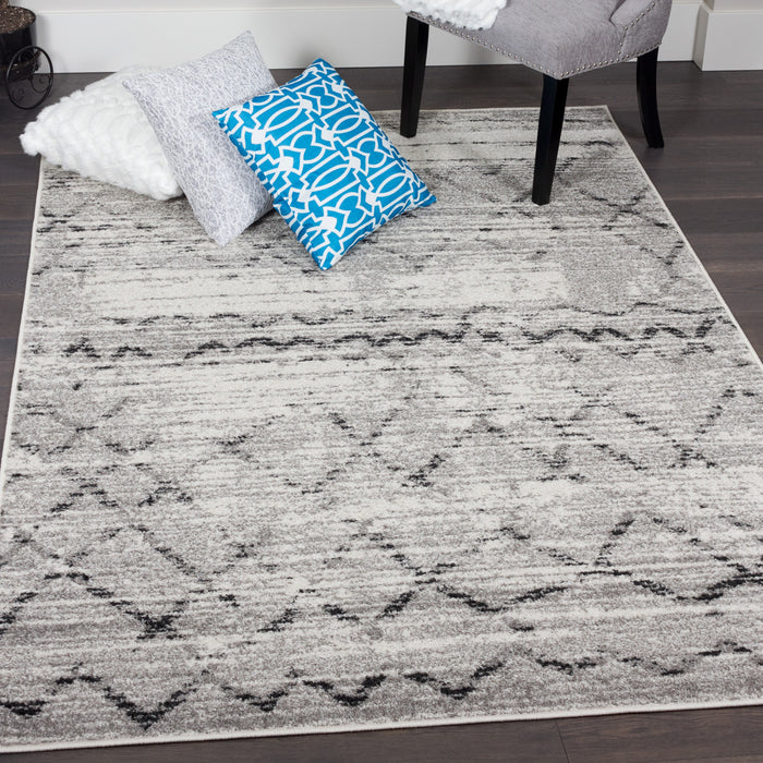 Lav Trellis 3x5 Area Rug