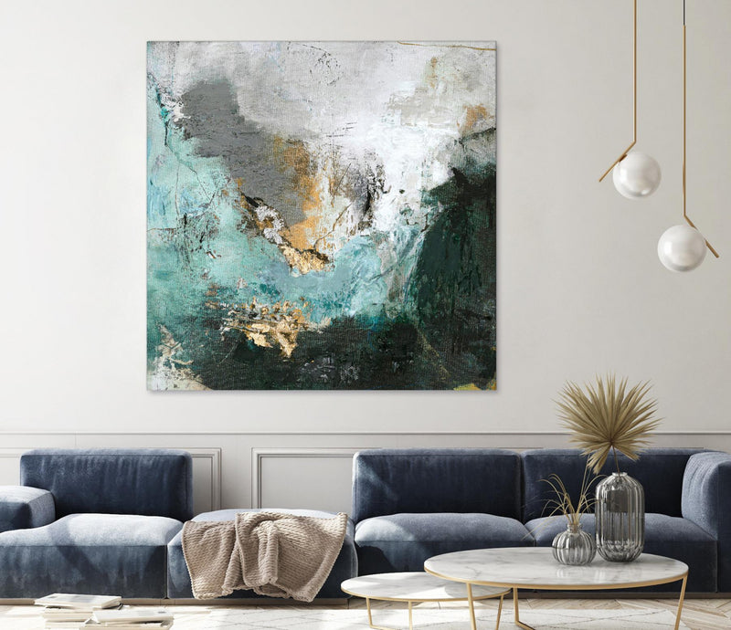 \"Arctic Green\" Giant Art 72x72 Wall Art