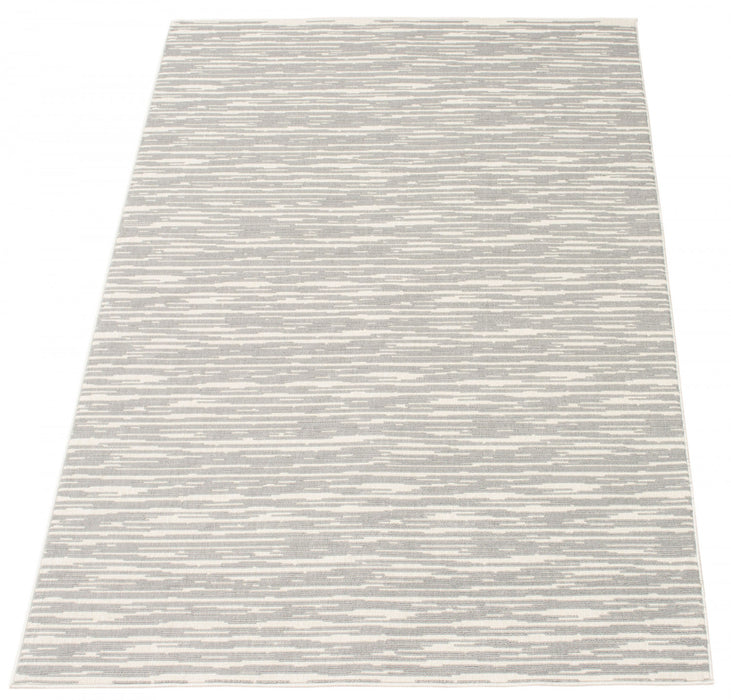 Eadda Light Grey 6'7\" x 9'6\" Area Rug